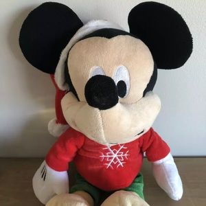 Disney Mickey Mouse Christmas Plush Stuffed animal